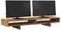 vidaXL Monitorständer Holzwerkstoff Altholz-Optik 100x27x15cm (854758)
