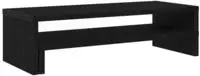 vidaXL Monitorst&auml;nder Schwarz Eichen-Optik 54x22x15 cm Holzwerkstoff