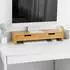 SoBuy BBF04-N Monitorerhöhung 2 Schubladen, Bambus, breitenverstellbar (BBF04-N)