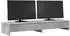 vidaXL Monitorständer mit Schubladen betongrau 100x27x15cm (854673)