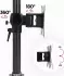 Duronic DM35 Head VESA 75/100 Monitorplatte, drehbar 360°, neigbar (DM35HEAD-DE)