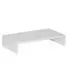 Caro Möbel Monitor Monitorständer weiß, 50x10x27cm (93885)