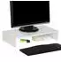 Caro Möbel Monitor Monitorständer weiß, 50x10x27cm (93885)