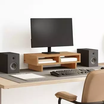 vidaXL Monitorst&auml;nder Artisan-Eiche 50x27x15cm Spanplatte