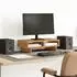 vidaXL Monitorständer Artisan-Eiche 50x27x15cm Spanplatte