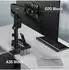 Onkron A35-B Ablage für Monitorhalterungen 30-35mm, schwarz (A35-B)