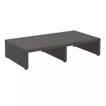 Caro M&ouml;bel Monitor Monitorst&auml;nder grau, 50x10x27cm (94147)