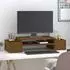 vidaXL Monitorständer Honigbraun 70x27,5x15cm Kiefernholz