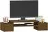 vidaXL Monitorständer Honigbraun 70x27,5x15cm Kiefernholz