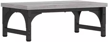 vidaXL Monitorst&auml;nder Grau Sonoma 37x23x14cm Holzwerkstoff (833998)