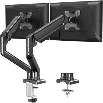 LuxusKollektion Monitor-Halterung 2 Monitore 13-32 Zoll, VESA 75/100, Gasdruckfeder