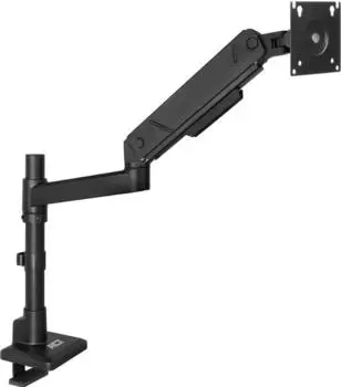 ACT Monitor arm 45" office solid pro gas spring pole mounted 1 monitor (Tisch 45" 16 kg) Monitor Halterung Schwarz