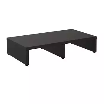 Caro M&ouml;bel Monitorst&auml;nder MONITOR Schreibtischaufsatz schwarz, 50x10x27cm
