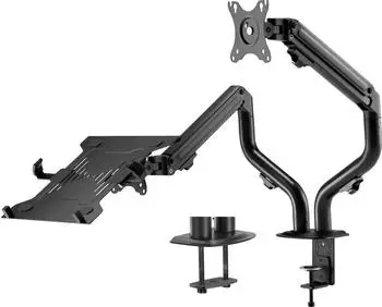Aisens Tischständer drehbar und neigbar für Laptop/Monitor 17-32", 8kg, schwarz (DTL32TSR-195)
