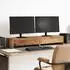 vidaXL Monitorständer mit Schubladen Altholz-Optik 100x27x15cm (854677)