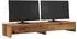 vidaXL Monitorständer mit Schubladen Altholz-Optik 100x27x15cm (854677)