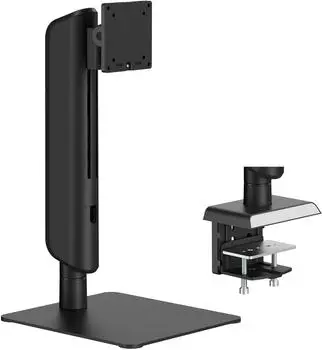 Value Schwerlast-LCD-Arm freistehend h&ouml;henverstellbar (49" 18 kg) Monitor Halterung Schwarz