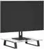 vidaXL Monitorständer 40x35x8cm Hartglas und Metall, schwarz (374227)