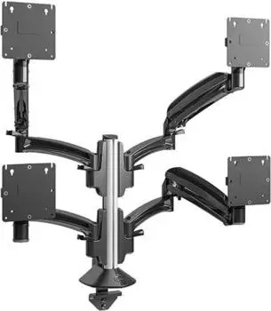Chief K1C Quad 2x2 Monitor-S&auml;ulenhalterung, dynamisch, schwarz (K1C420B)
