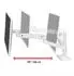 Ergotron LX Pro Monitorarm Single Display Tall Pole, weiß (45-695-290)