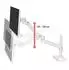 Ergotron LX Pro Monitorarm Single Display Tall Pole, weiß (45-695-290)