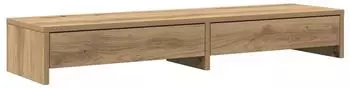 vidaXL Monitorständer mit Schubladen Artisan-Eiche 100x27x15cm (854678)