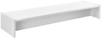 en.casa Flensberg Monitorst&auml;nder 100x27x15cm, wei&szlig;