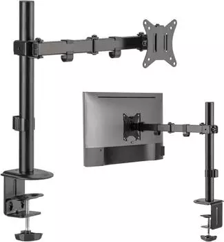 iggual SPM01 Monitor-Tischklemme 17"-32", VESA 75x75-100x100mm (IGG318294)