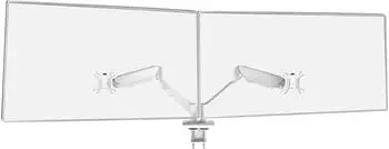 Mars Gaming MARM-PRO2 Dual-Monitorhalterung, Metall, wei&szlig; (MARMPRO2W)