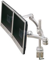 Roline 17.03.1230, ROLINE LCD-Doppelarm Tr&auml;gerstange 4G Tischmontage Silber