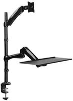 LogiLink BP0030, LogiLink Sitz-Steh Arbeitsplatz, f&uuml;r 1 Monitor, schwarz
