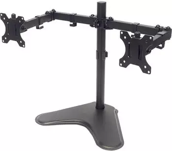 Manhattan Standfu&szlig; mit Monitorarm f&uuml;r zwei Displays (461559)