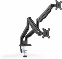 Digitus Uni. Dual Monitorhalter Gdf/kb Mit Gasdruckfeder Und Klemmbefestigung