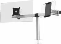 Durable Monitorhalterung Pro 1mon. 1tablet Tischdurchf Silb. (508823)