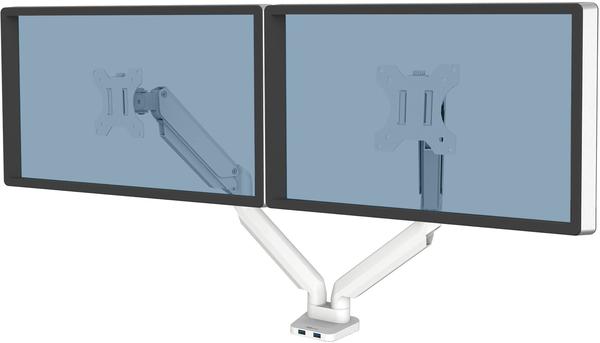 Fellowes Platinum Series Dual Monitor Arm - White