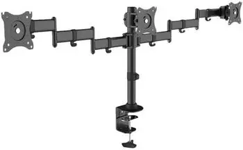 Maclean Brackets 3-Fach Tischhalterung f&uuml;r LCD Maclean MC-691