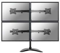 Neomounts NM-D335D4BLACK 4fach Monitor-Tischhalterung 25,4 cm (10) - 68,6 cm (27)