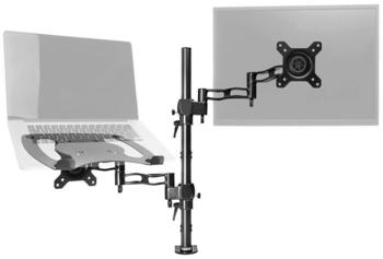 Duronic DM35L1X1 Monitorhalterung | Tischhalterung | Plattform für PC und Laptop