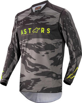 Alpinestars Racer Tactical Jugend Jersey schwarz/grau/gelb