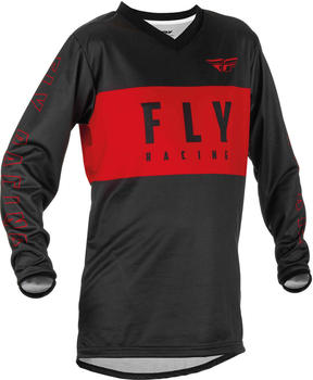 Fly Racing F-16 Jugend Jersey schwarz/rot