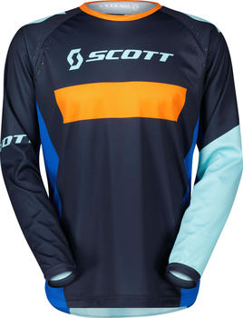Scott 350 Race Evo 2023 Kinder blau/orange