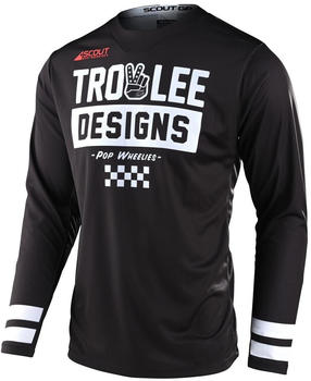 Troy Lee Designs Scout GP Peace & Wheelies schwarz/weiß