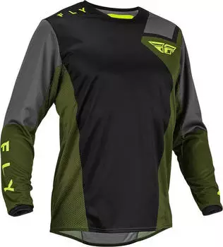 Fly Racing Men's F16 Trikot (70201) schwarz/olive/hi-vis