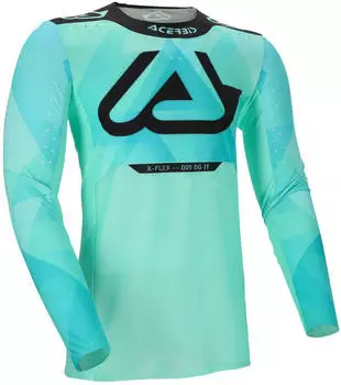 Acerbis X-Flex 2.0 Anaheim Graphic Motocross Jersey (0025997.869.068) türkis/hellblau/schwarz