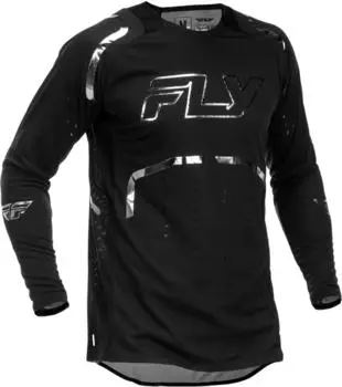 Fly Racing Evolution DST Spark MX Trikot schwarz/silber