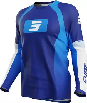 Shot Draw Instinct Motocross Jersey blau