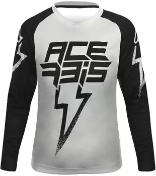 Acerbis J-Kid Blizzard Kids Motocross Jersey grau/schwarz