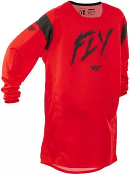 Fly Racing Kinetic Kids Enduro Offroad T-Shirt rot/schwarz
