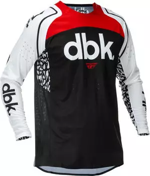 Fly Racing Evolution DST Jersey schwarz/weiß/rot