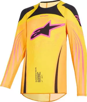 Alpinestars Techstar Nomur MX Trikot orange/gelb/schwarz/pink